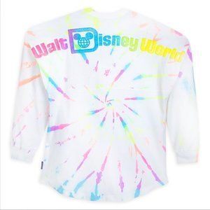 Disneyworld WDW NWT Choice of Medium or XL Neon Splatter Spirit Jersey